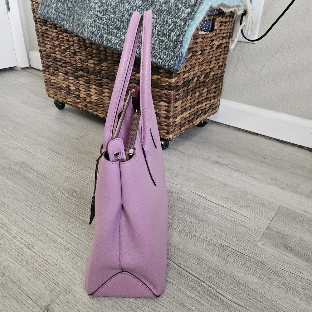 EUC Kate Spade Eva Medium Top Satchel Pink Mauve - Picture 3 of 14